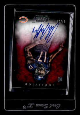 2012 Topps Inception Red #113 Alshon Jeffery Auto /25 - NM-MT