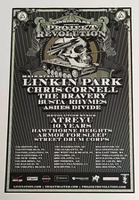 Linkin Park Chris Cornell *Projekt Revolution 2008 Poster Hawthorne Heights RARE
