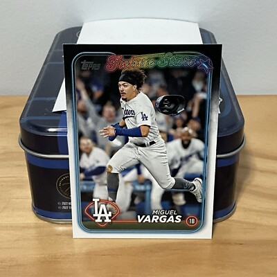 2024 Topps Series 2 Future Stars Miguel Vargas 541 LA Dodgers Baseball Card 2J￼