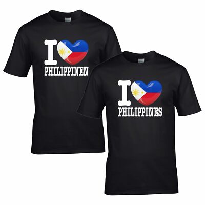 Shirt LOVE PHILIPPINEN Kinder WM Trikot Liebe Herz Land Jersey ASIEN FanShirts4u