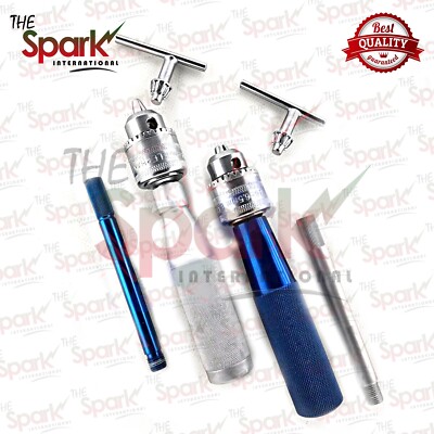 Hand Drill With Chuck & Key 16cm 2PCs Orthopedic Veterinary Instruments