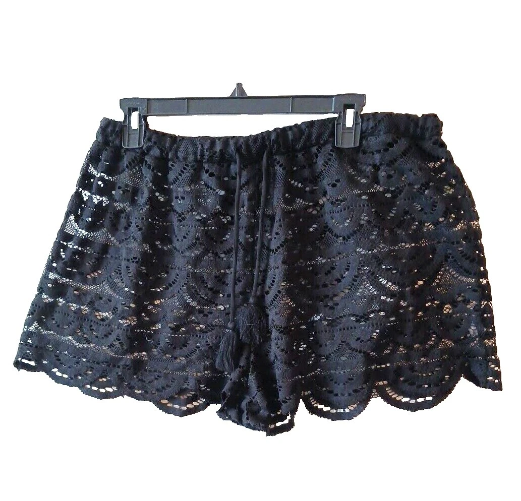 Lace Floral Shorts for Women