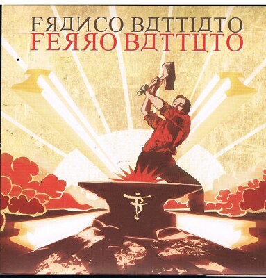 Franco Battiato Ferro Battuto Editoriale CD Maxi 15x15 New