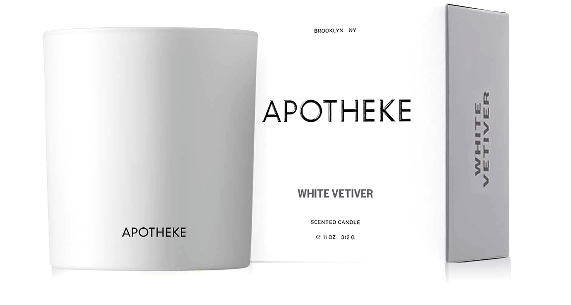 Apotheke WHITE VETIVER Hand-poured Scented Candle 11 oz