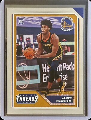 James Wiseman - 2020-21 Panini Threads Basketball - Rookie #93
