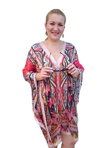 silk caftan plus size