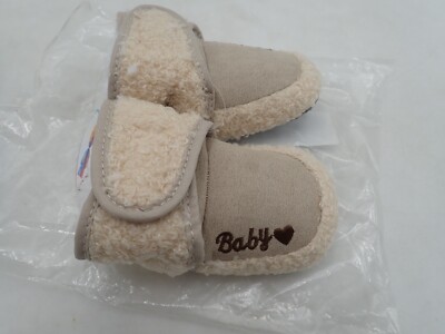 Infant Baby Girls Fleece Booties Soft Bottom Warm Socks Newborn