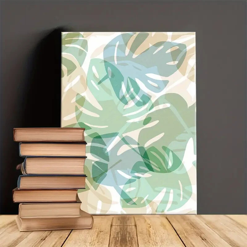 Vintage Monstera Deliciosa Wall Art  Canvas Unframed/Framed