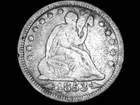 1853 Seated Liberty Quarter --- with Arrows and Rays --- Fine