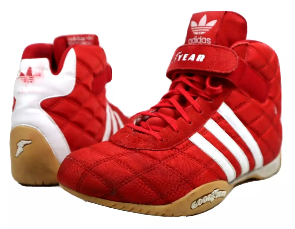 Adidas Monaco GoodYear Size Red Basketball Shoes SHIPPING! | eBay