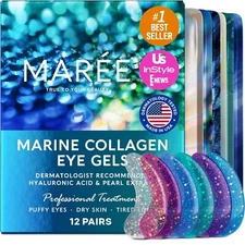 MAREE Eye Gels - Under Eye Gels for Puffy Eyes and Dark Circles with Natural ...