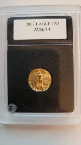 2007 $5 Gold American Eagle NGC MS69 1/10oz
