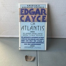 Edgar Cayce On Atlantis 1988 Warner Books Psychic Lost Continent Occult