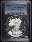 2000-P American Silver Eagle PCGS PR-70 DCAM