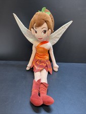 Disney Store Fairies Plush Fawn Orange Doll Soft Toy Tinkerbell Large 20”  Rare