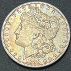 KEY DATE~1888 S MORGAN~90%SILVR~TONED U.S COLLECTABL~ONLY 657k MINTD~FREE SHIPIN