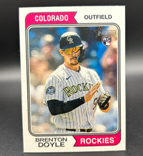 2023 Topps Heritage High Number #503 BRENTON DOYLE (RC) - Rookie Card Rockies. rookie card picture