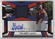 2023 Elite Extra Edition DPL Material Signatures 6/199 Yefri Jimenez Auto 1cx3
