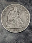 1855-O New Orleans Seated Liberty Half Dollar 50 Cent