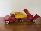 1960s Tonka Dump Truck Sand Loader 14in Long Pressed Steel Toy Vintage USA Made