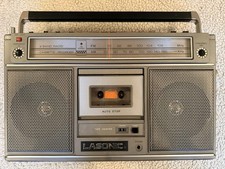 VINTAGE 1983 Lasonic TRC-909 Boombox Speaker AM/FM Cassette Recorder RARE