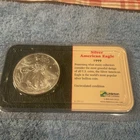1999 LITTLETON 1OZ  SILVER AMERICAN EAGLE UNCIRCULATED $1 DOLLAR IN SHOW PACK