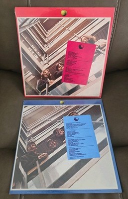 BEATLES 1962 1966 RED Album 1967 1970 BLUE Album Double LP Sets