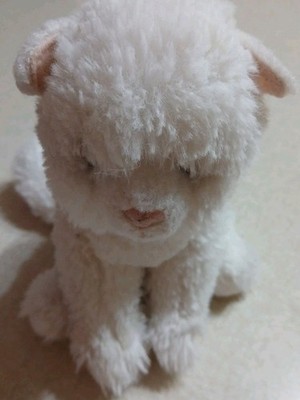 Douglas Plush 8'' White Kitty Cat