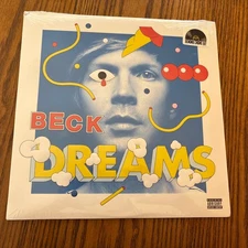 BECK “Dreams” 2015 Mint/Sealed LP Record Store Day Hype Sticker, Embossed Cover