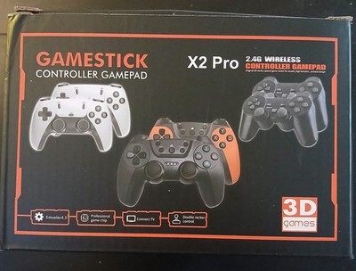 GameStick X2 Plus Micro-Konsole 64 GB HDMI 4K 2 Wireless-Controller