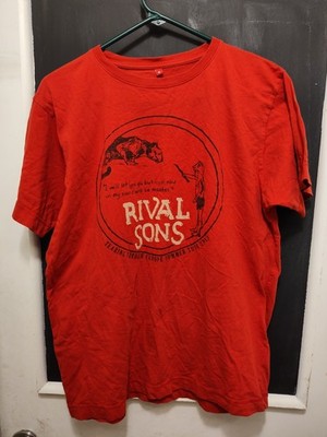 Men's Vintage Rival Sons 2013 Tearing Through Europe Summer Tour  T-shirt Medium