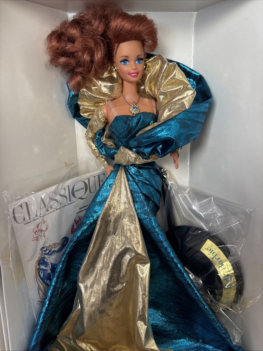 Benefit Ball Barbie Doll with Red Hair 1st in Classique Collectors