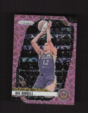 2024 Panini Prizm WNBA #62 Rae Burrell Pink Velocity Prizms #/79