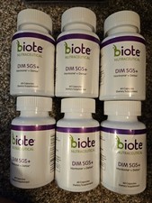 (6) Biote Nutraceuticals DIM SGS+ Hormone & Detox Support 60 Capsules 12/2027