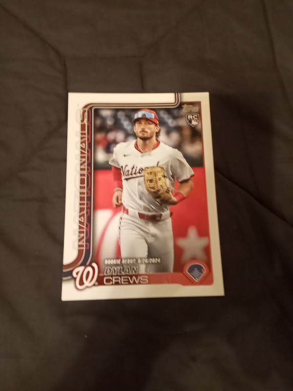 2025 Topps Update Dylan Crews RC Oversized Jumbo Card