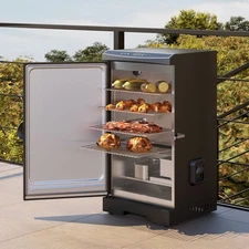 EAST OAK Electric Smoker – 725 Sq In Cooking Space, Digital Controls, 4 Racks