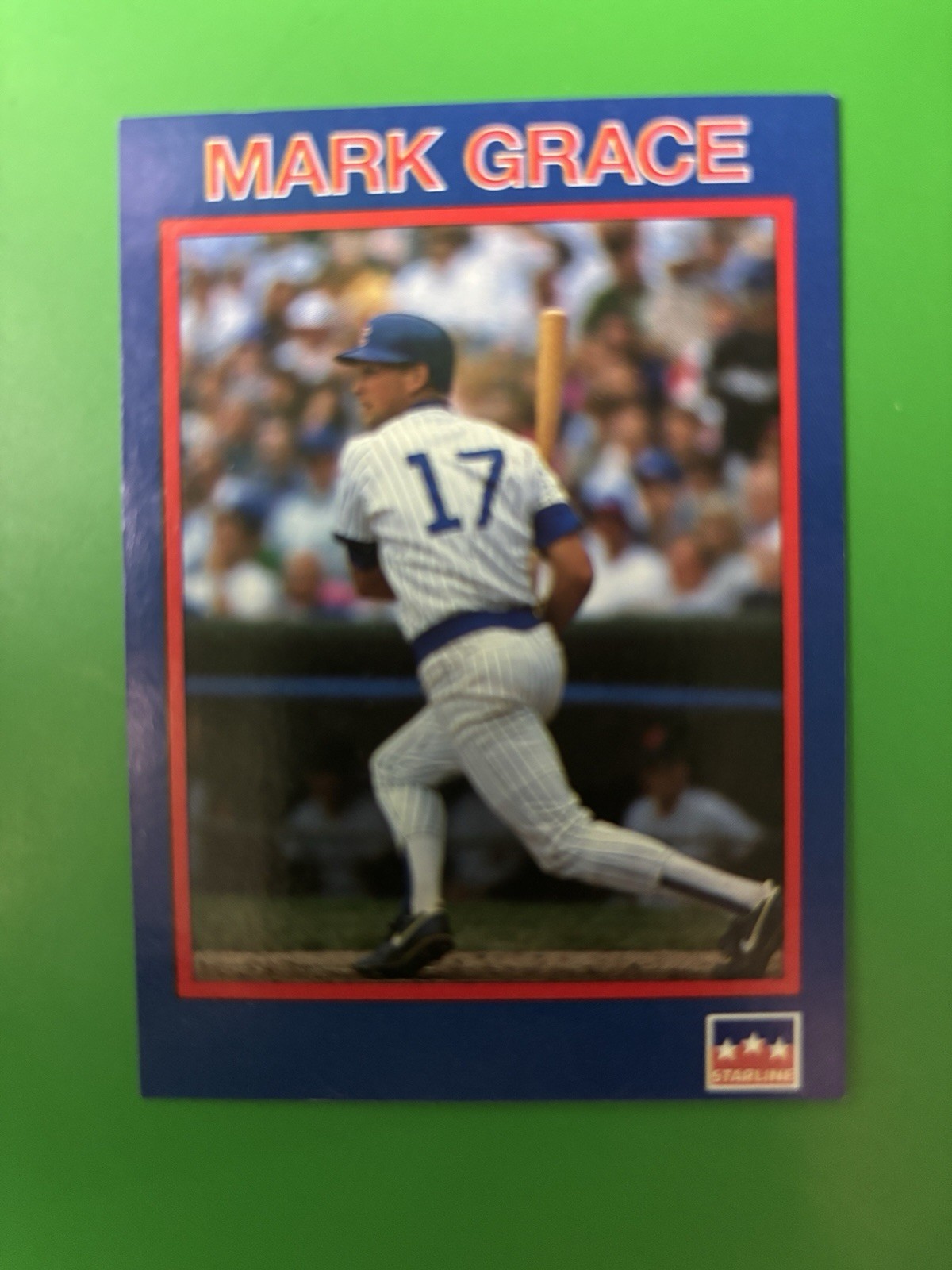 1990 Starline Long John Silver #40 Mark Grace Chicago Cubs