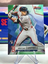 2025 Bowmans Best Kristian Campbell (RC) Green Refractor /99 Boston Red Sox