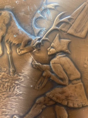 Kupferteller Norge 25 cm - Bild 1 von 3