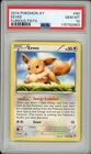 2014 Pokemon XY Furious Fists Eevee #80 PSA 10 Pop 8
