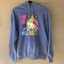 Sudadera con Capucha Hello Kitty Adulto L Sudadera Kaiju Monstruo Unicornio Disfraz Azul Rosa