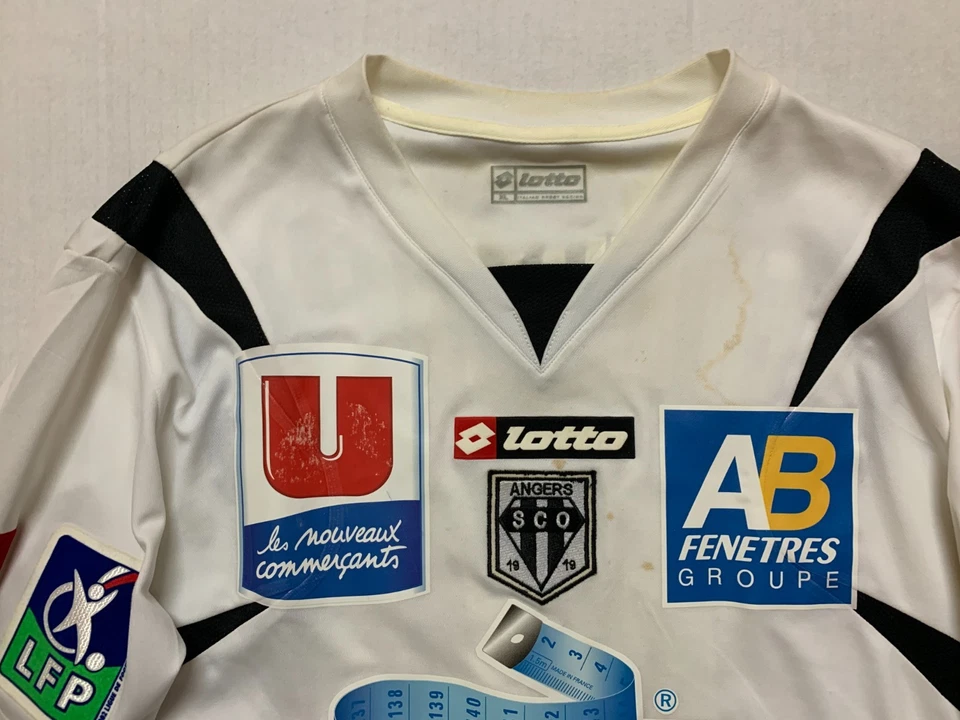 MAILLOT JOUEUR LOTTO ANGERS SCO FAHID BEN KHALFALLAH SAISON 2008-2009 - Photo 3/4
