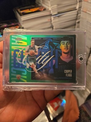 2025-26 Topps Chrome UPDATE Cooper Flagg Rookie GREEN CLUTCH CITY /99