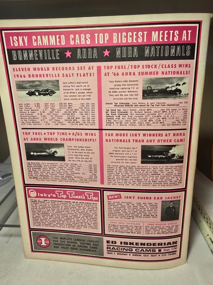 Rodder & Super Stock Magazine Mar 1967 Dodge 426 Hemi Chevy Pontiac FUELERS - Image 3 of 3