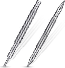 Nail Set and Hinge Pin Tool 1/32 2/32 Inch Hammerless Spring Pin Punch 2 Pieces