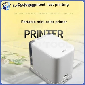 Imprimante couleur jet d'encre portatif Mini Portable sans fil Mobile WIFI USB Bluetooth