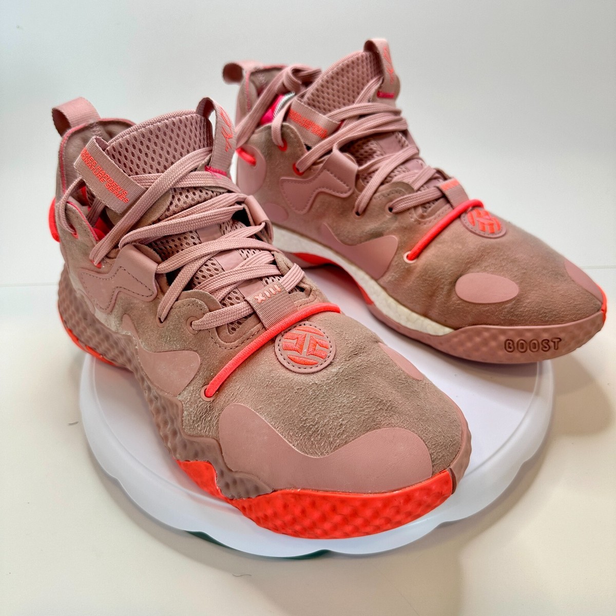 Adidas Harden Vol. 6 Wonder Mauve Turbo Pink Mens Sz 8  display picture 2