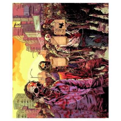 Zombies Guitar Skin - 50x60cm