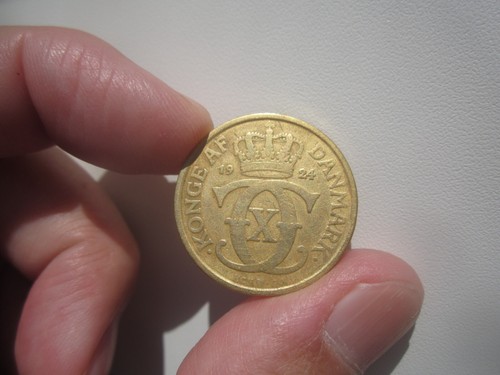 KEY DATE 1924 DENMARK 1 KRONE