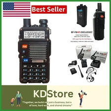 8-Watt Baofeng BF-F8HP Radio: V-85 Antenna & 2100mAh Battery Kit Included